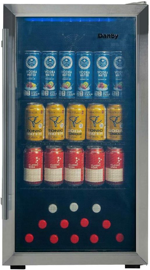 Danby® 3.1 Cu. Ft. Stainless Steel Freestanding Beverage Center ...