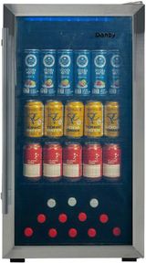 Danby® 18" 3.1 Cu. Ft. Stainless Steel Freestanding Beverage Center