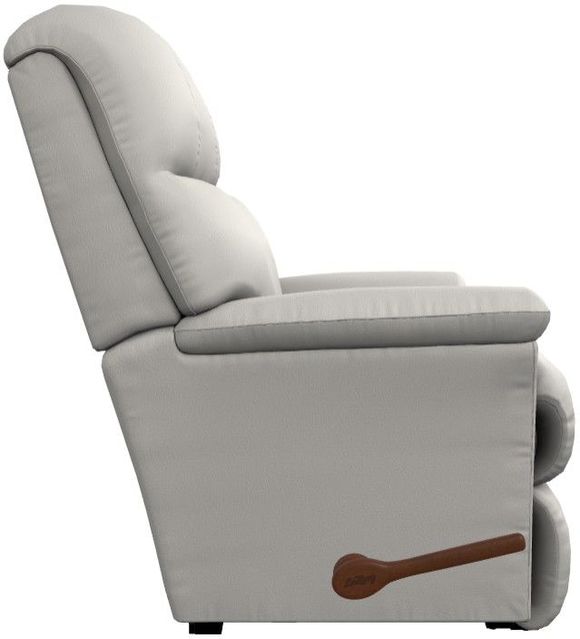 La-Z-Boy® Reed Oyster Leather Manual Wall Recliner-3