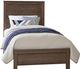 Vaughan-Bassett Fundamentals Gray Twin Panel Bed-0