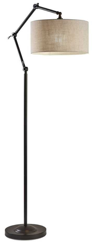 Adesso® Willard Dark Bronze Floor Lamp-0