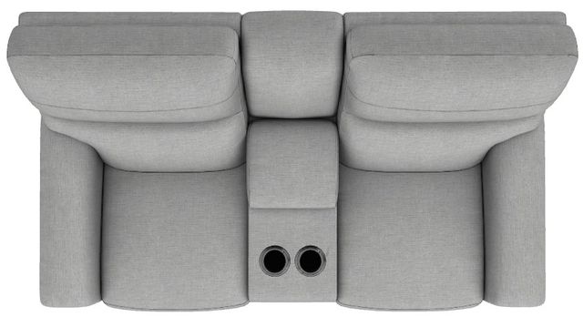 La-Z-Boy® Ava Oyster Power Reclining Loveseat with Console, Headrest, and Lumbar-4