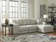 Benchcraft® Next-Gen Gaucho 3-Piece Gray Right Arm Facing Sectional and Chaise-2