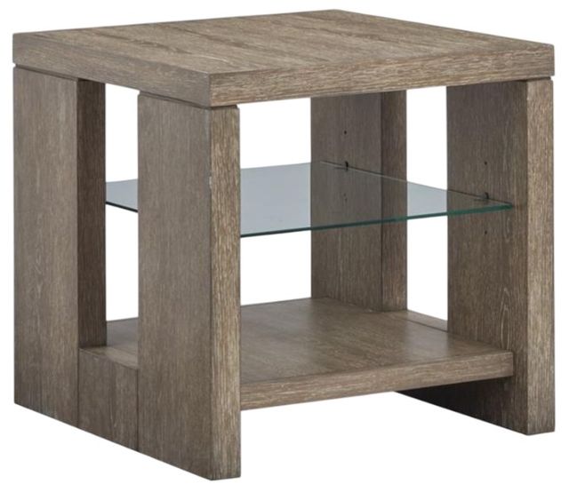 Magnussen Home® Conway Spiced Brown Rectangular End Table-0