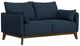 Emerald Home Aria Navy Loveseat-0