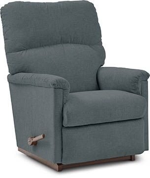 La-Z-Boy® Collage Cecile Charcoal Rocking Recliner-0