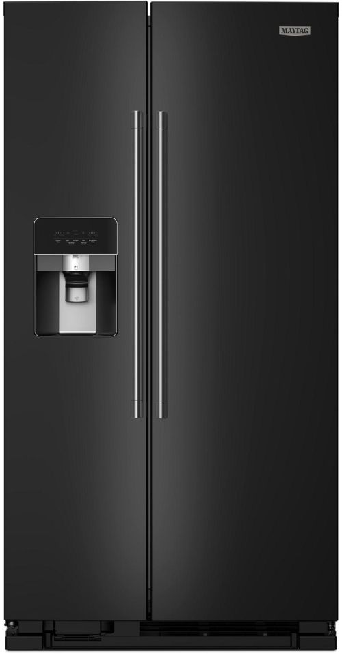 Maytag® 36 in. 24.6 Cu. Ft. Black Side by Side Refrigerator -0