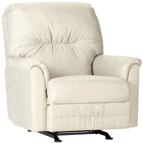 Hughes Furniture® 100 Contour Chiffon Rocker Manual Recliner-0