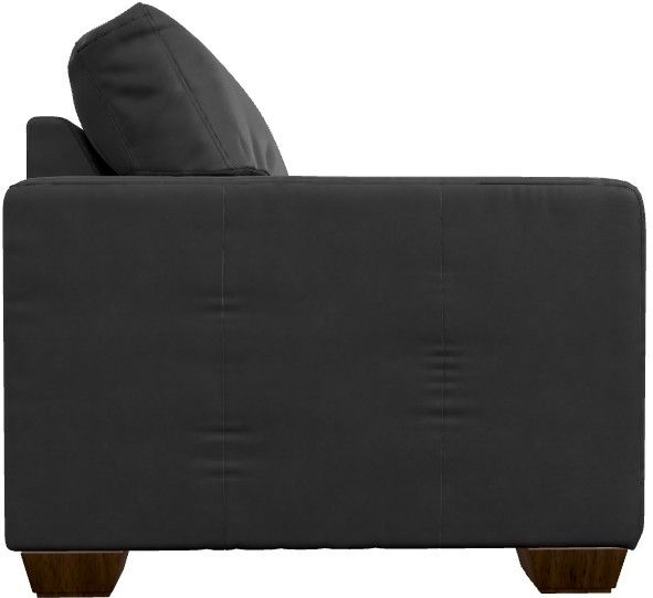 La-Z-Boy® Shiloh Navy Leather Full Sleep Sofa-3