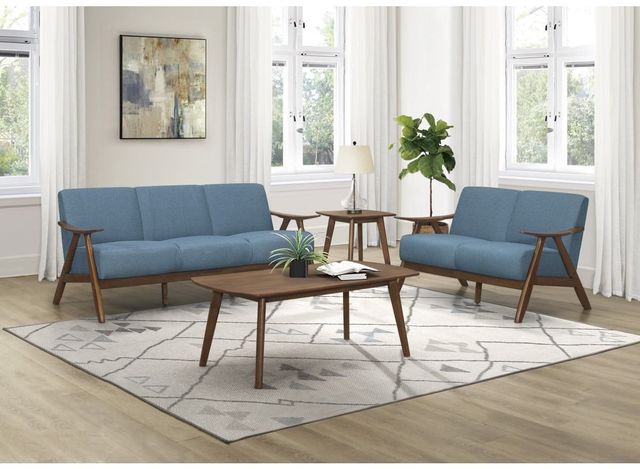Mazin Furniture Damala Blue Sofa-3