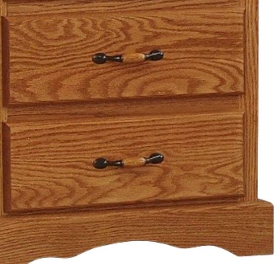 Wolfcraft Furniture Vintage Brown 3-Drawer Nightstand-1