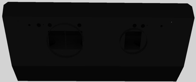 Vent-A-Hood® 48" Black Wall Mounted Liner Insert-1