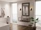 Currey & Company Bagno Brindisi Oil Rubbed Bronze/Opaque Wall Sconce-3