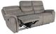 New Classic® Home Furnishings Kamari Gray Dual Manual Reclining Sofa-5