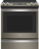 GE® 30" Slate Slide In Electric Range-0