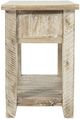 Jofran Inc. Artisan's Craft Washed Gray Chairside Table-2