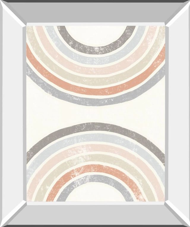 Classy Art Over the Rainbow I by Moira Hershey Mirror Framed Wall Art-0