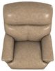 La-Z-Boy® Reed Beige Leather Power Rocking Recliner with Headrest-4