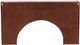 Furniture Classics Cole Warm White Marble Top Console with Brown Base-3