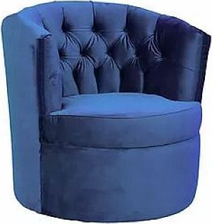 Edgewood Furniture Juliette Navy Swivel Chair-0