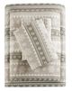 Olliix by Woolrich Flannel Tan Snowflakes California King Cotton Sheet Set-0