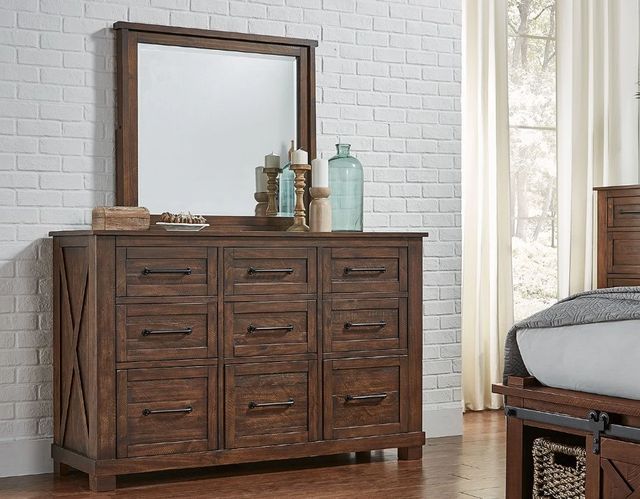A-America® Sun Valley Rustic Timber Dresser-1