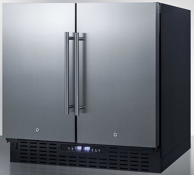 Summit® 5.8 Cu. Ft. Stainless Steel Under the Counter Refrigerator-1
