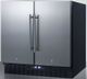 Summit® 5.8 Cu. Ft. Stainless Steel Under the Counter Refrigerator-1