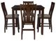 Powell® Landry 5-Piece Brown Counter Table Set-3