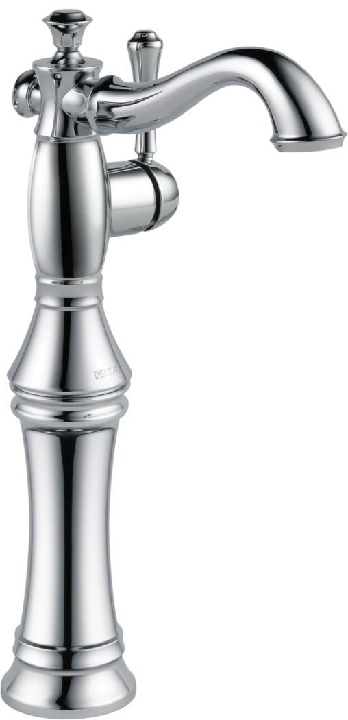 Delta Cassidy® Chrome Single Handle Vessel Bathroom Faucet-0