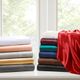 Olliix by Madison Park Essentials Satin Navy King Wrinkle-Free Luxurious 6-Piece Sheet Set-5