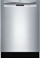 Bosch® 300 Series 24" Stainless Steel Built In Dishwasher-0