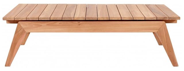 Meridian Furniture Tahiti Natural Teak 14" Outdoor Coffee Table-1