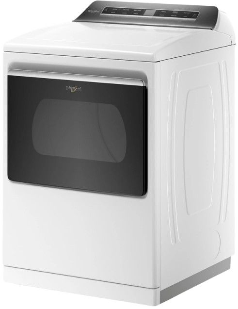 Whirlpool® 7.4 Cu. Ft. White Front Load Electric Dryer with Advanced Moisture Sensing-2