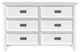 Elements International Hampton Kids White Dresser -1