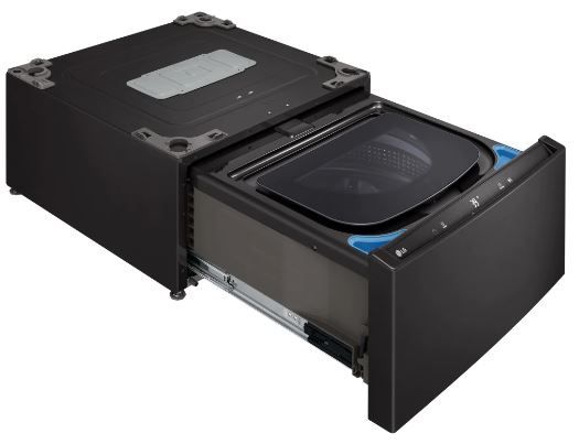 LG 27” W x 15" H Black Steel Pedestal Washer-2