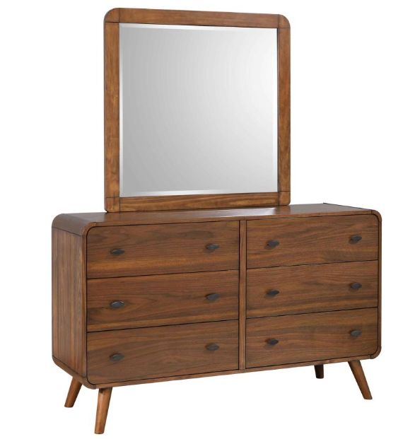 Coaster® Robyn Dark Walnut Dresser with Mirror-0