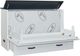 CabinetBed Inc.™ Elite Barn Black/White Folding Queen Bed-3