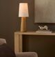 Four Hands Nora Light Oak Drum Table Lamp-1