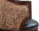 Steve Silver Co. Jasper Black/Brown Swivel Bar Stool-2