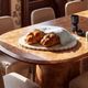 TOV Furniture Shabbat White Marble Serving Board-1