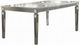 ACME Furniture Kacela Mirrored Dining Table with Champagne Frame-0