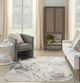 Nourison Home™ Astra Machine Washable Silver Blue 5'x7' Area Rug -4
