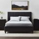 Malouf® Linen-Weave Cotton Fog King Sheet Set-3