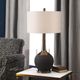 Uttermost® Arnav Matte Black Table Lamp-1