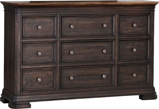 Napa Furniture Design Grand Louie Misty Night/Wheat 9-Drawer Dresser-0