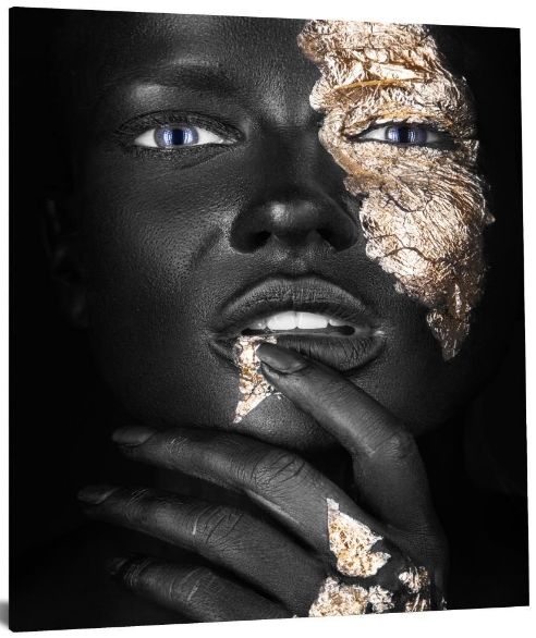 Classy Living Pondering Gold Wall Art-3