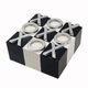 A & B Home Black/White Tic-Tac-Toe Game Box-0