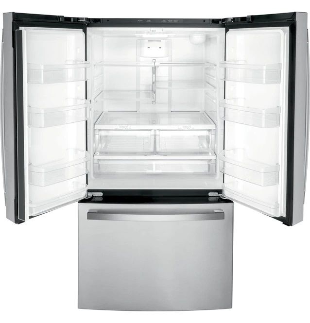 GE® 36 in. 27.0 Cu. Ft. Fingerprint Resistant Stainless Steel French Door Refrigerator-1