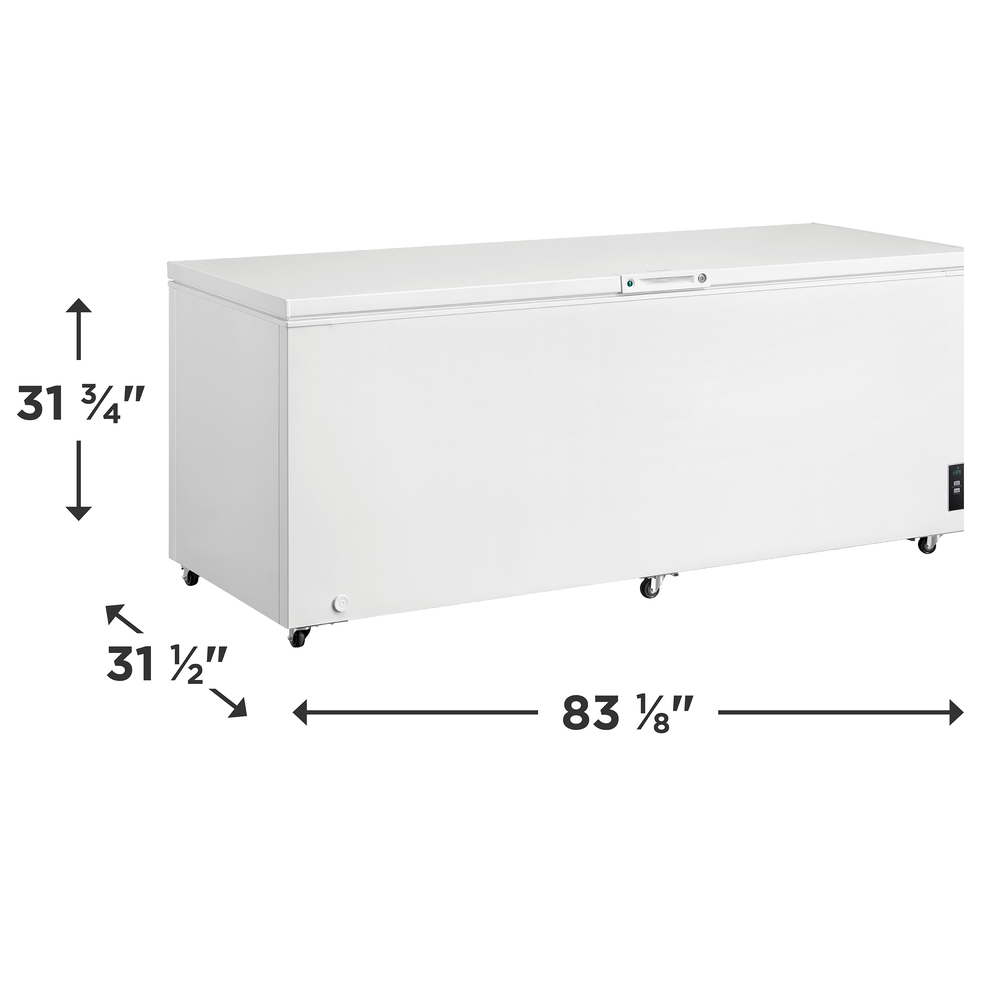 Frigidaire 24.8 Cu. Ft. White Chest Freezer - Thumbnail 2